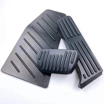 

Car Pedal Cover for Toyota RAV4 2019 2020 Aluminum Automatic Non-Slip Accelerator Brake Foot Pedal Gas Pedal