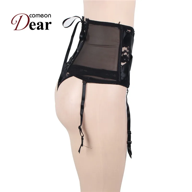 Comeondear PA5080 модное сексуальное женское белье с высокой талией, подтяжки, сексуальные подвязки, Чулки с поясом, фантазия, сексуальные эротические подвязки