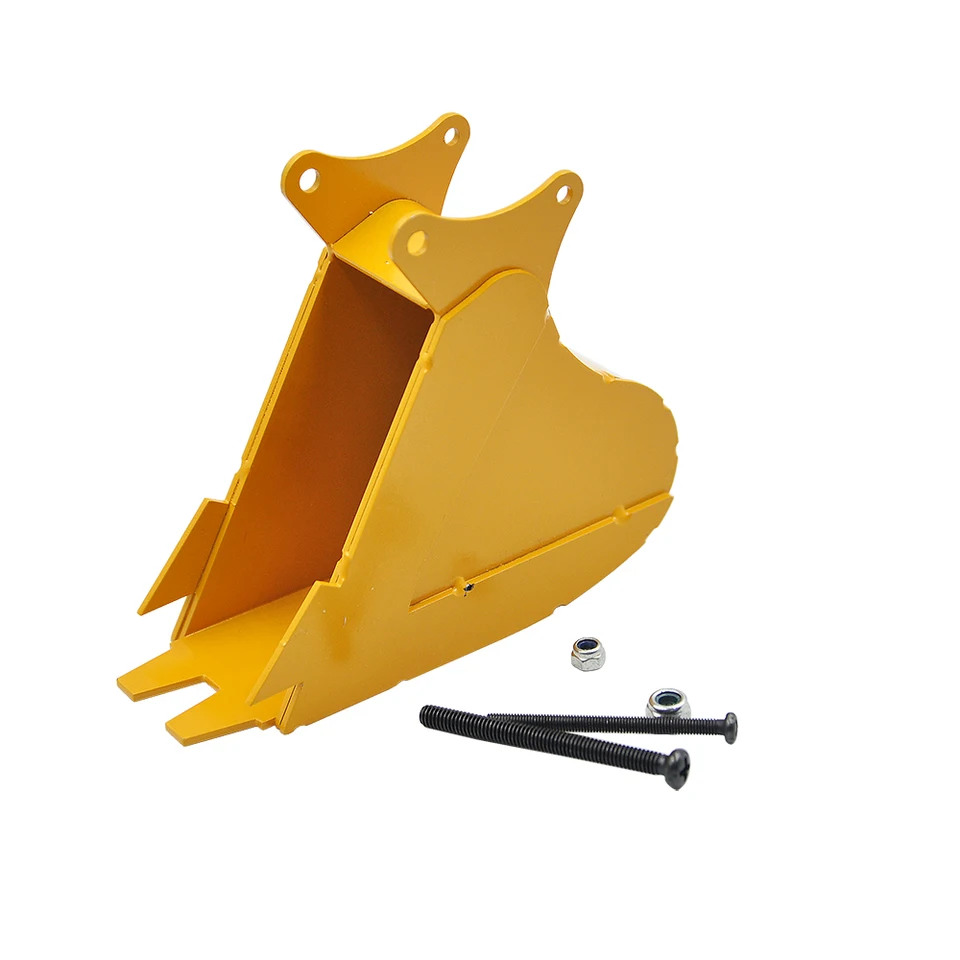 Metal Excavator Rake Bucket For Huina 1580/1550 RC Models | Soil Loosening Attachment