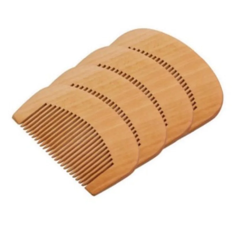 1 PC Natural Peach Wood Comb Close Teeth Anti-static Head Massage Beard Hair Care Wooden Tools Beauty Accessories For Sale | Красота и