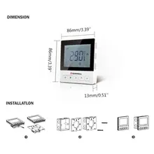 WiFi термостат приложение электрическое Отопление комнатный пол программируемый контроль температуры 448A