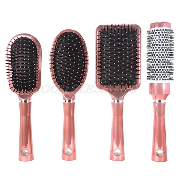 

Pro Hair Brush Massage Scalp Comb Anti-Static Care Plastic Handle Combs Drop Shipping
