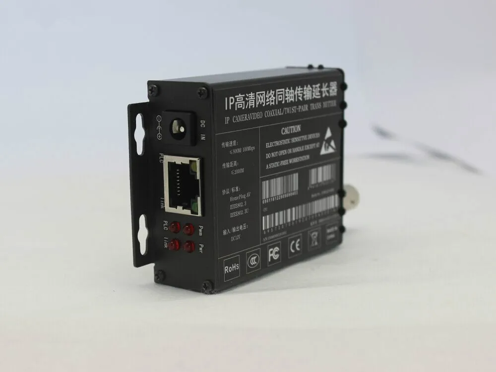 

Elevator Monitoring Network Camera IP Network to Coaxial Video Cable Twisted Pair Network Extender Transmitter