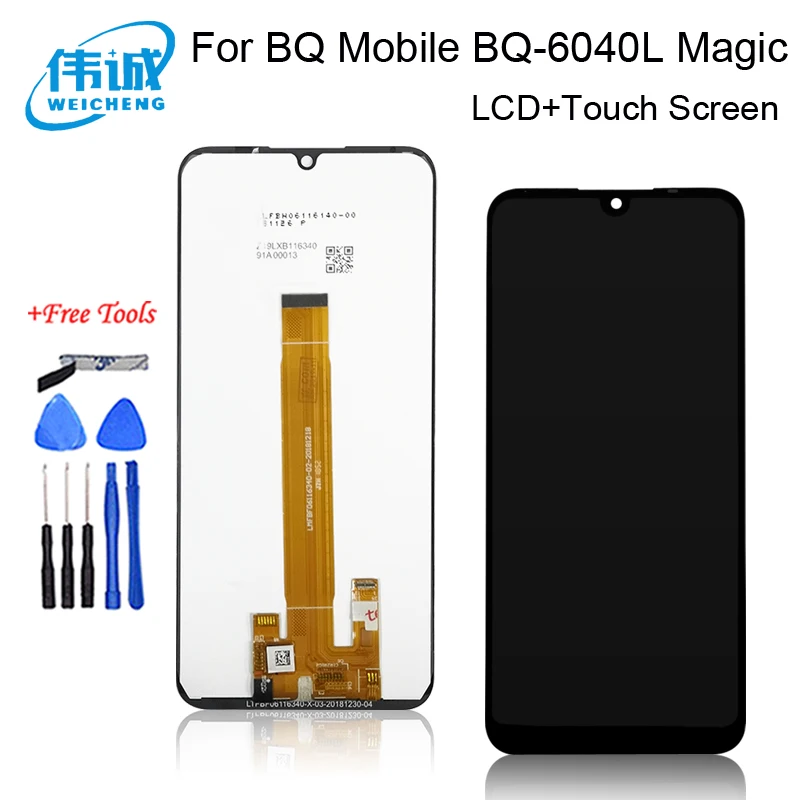 

6.09" Original Tested For BQ Mobile BQ-6040L Magic LCD Display With Touch screen Digitizier Assembly + Tools