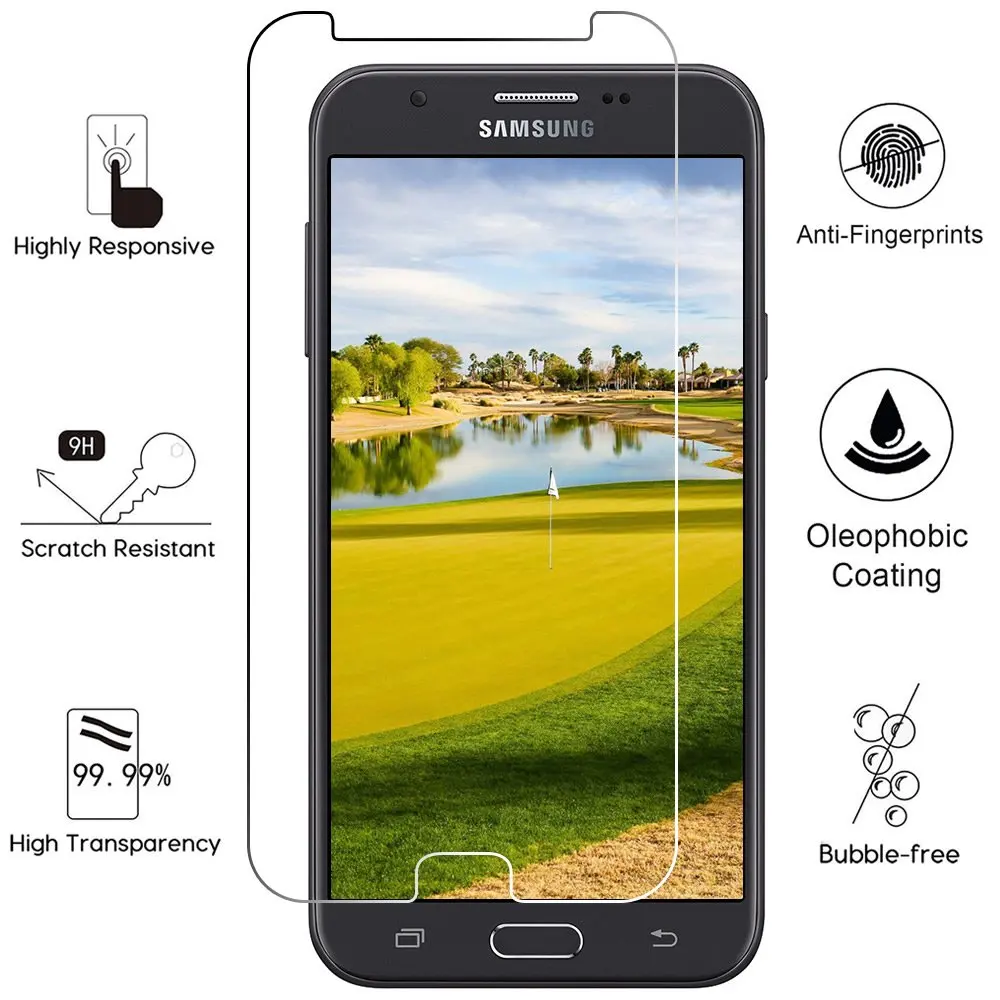 9H 2.5D Закаленное стекло для SAMSUNG Galaxy J7 2018 J737/J7 V/J7 Refine /J7 Crown Star/J7 Aero Защитная пленка