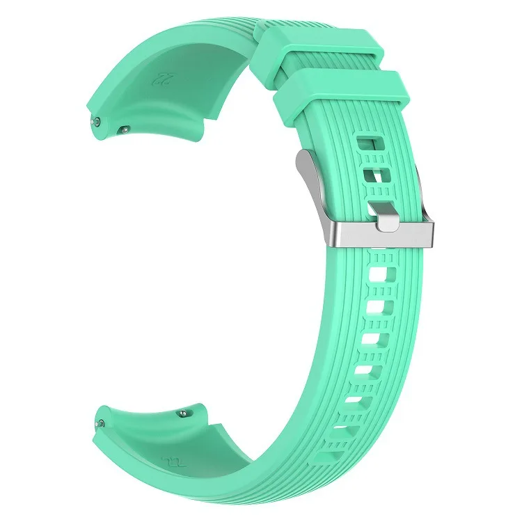 20/22mm Silicone Strap for Samsung Galaxy watch 42/46mm Gear S3 S2 Classic Band for Amazfit GTR/Huawei Watch 2 GT bracelet belt - Цвет ремешка: Teal