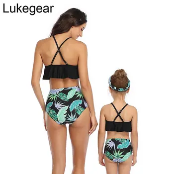 

Lukegear Women Bukini 2020 Swimsuit Sexy Swiming Suit Woman Swimwear for Girls Kids