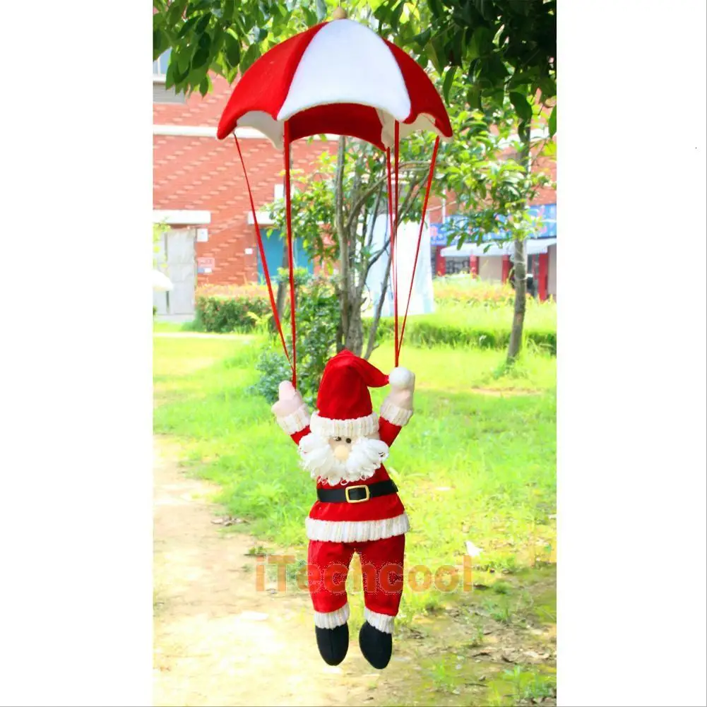 Рождественские висячие украшения Санта Клаус Снеговик-парашют Рождественская елка висячие украшения Рождественские украшения