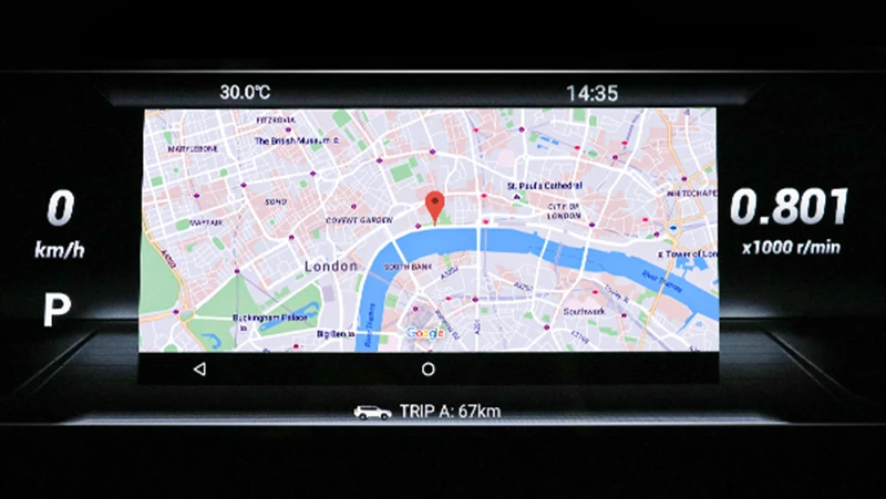 1920 720P IPS screen digital cluster for Nissan 2020 LCD dadshboard GPS navigation functioning 18