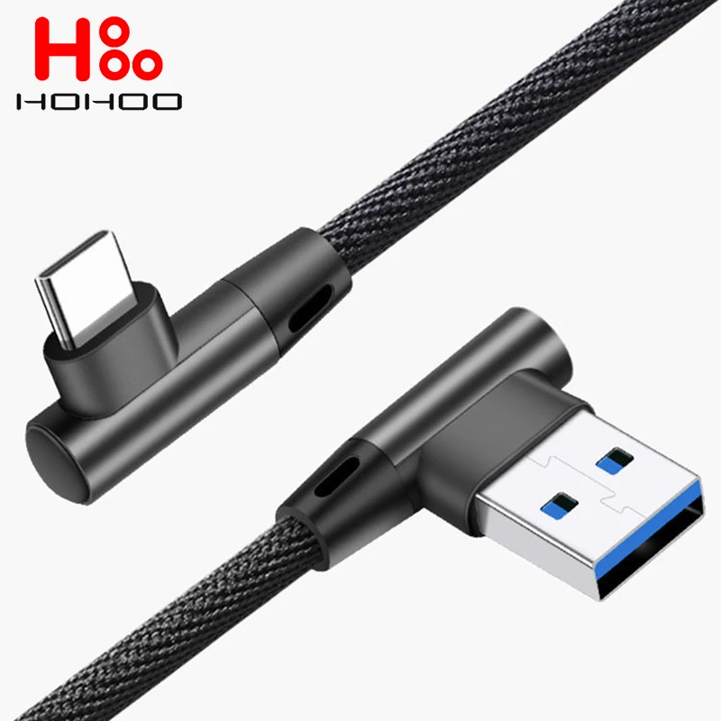 Кабель USB Type-C для быстрой зарядки Huawei mate 40 P40 30 20 pro lite Угловой кабель Mi Redmi Note 8 7 Pro 8a