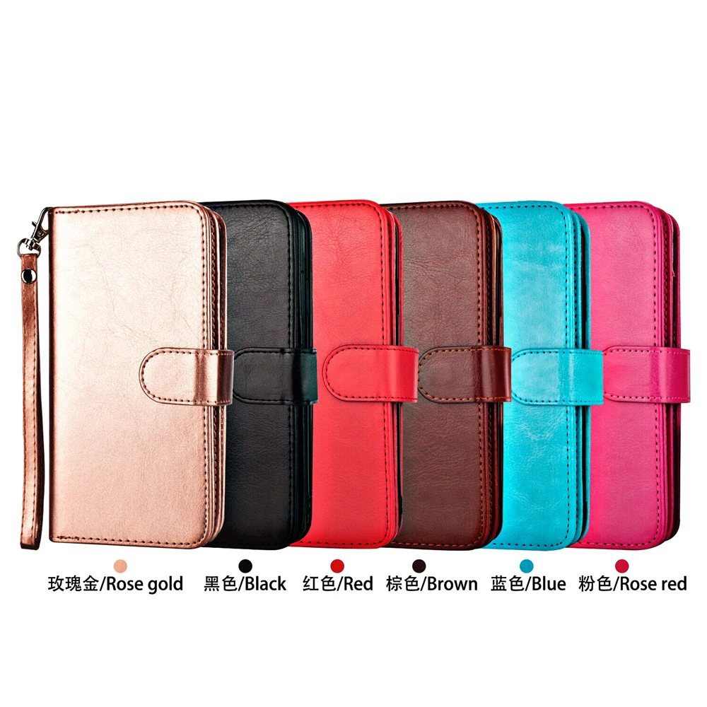 

Luxury Note10 Wallet Leather Case For Samsung Galaxy Note 8 9 10 Pro Cover Multi Card Slots