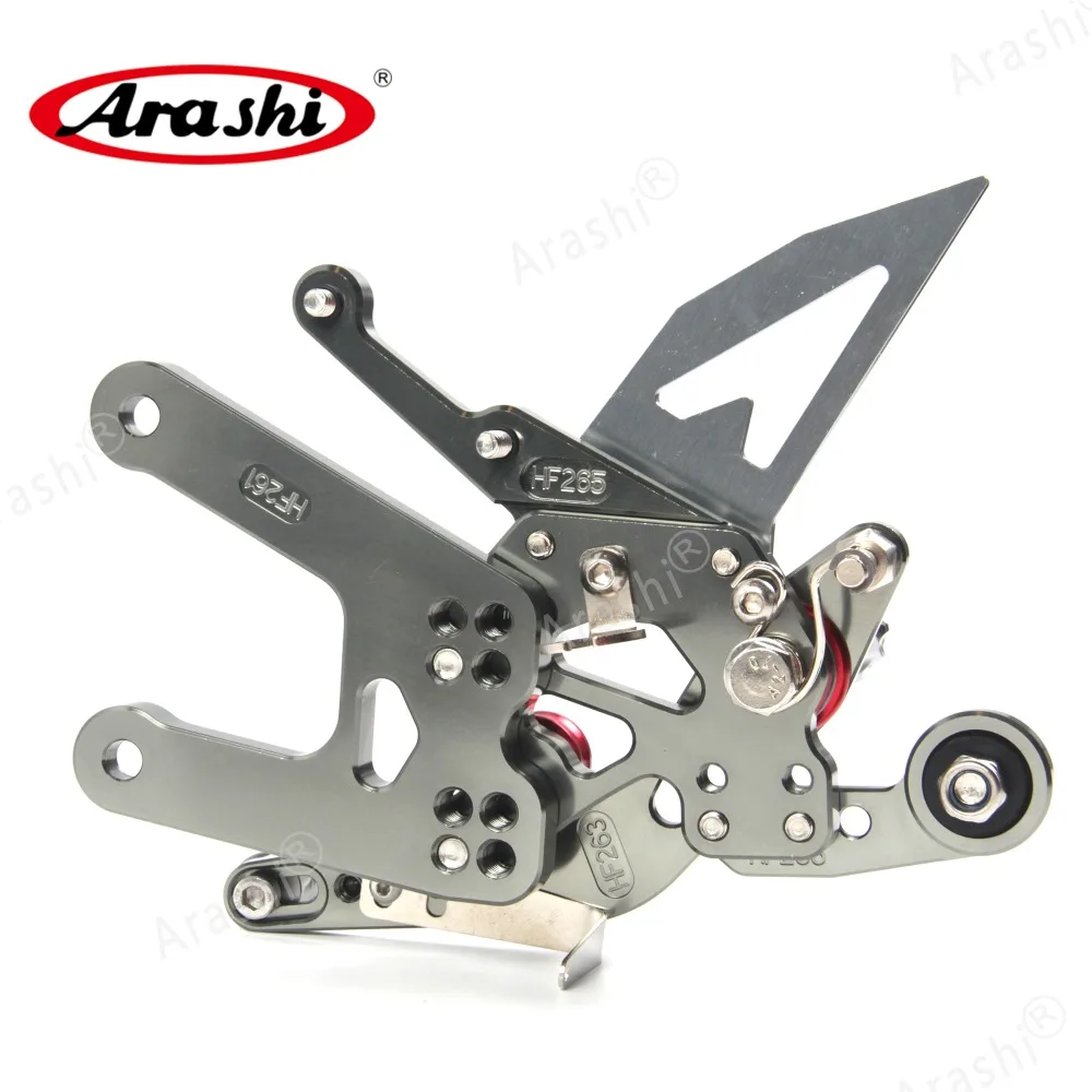 Arashi YZF R6 CNC регулируемая подножка для YAMAHA R6 17 18 Rider Rearset подножки аксессуары для мотоциклов