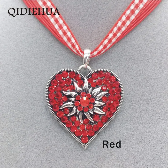 Новинка модное винтажное ожерелье QIDIEHUA с подвеской в форме сердца ювелирные