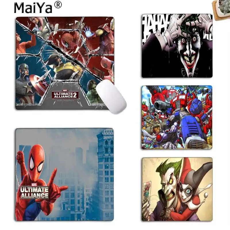 MaiYaCa Дизайн Marvel Ulti mate Alliance 2 маленький коврик для мыши ПК компьютерный коврик Гладкий коврик для письма настольные компьютеры коврик для игровой мыши