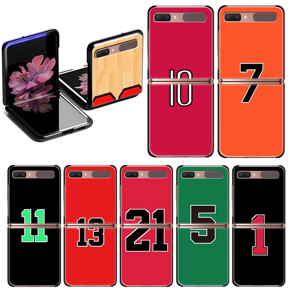 

Sports basketball 23 For Samsung Galaxy Z Flip Fold Case For Galaxy Z Flip 5G Foldable Back Cover Hard Phone Bag Coque Shell