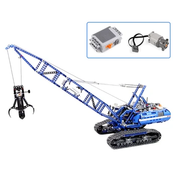 

New LepinBlocks 20010 Crawler Crane 1401pcs Compatible Technic 42042 Building Bricks Educational Toys Christmas Gifts