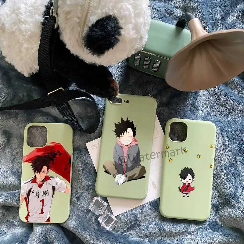 Чехол для телефона Kuroo Tetsurou IPhone 12 11 Xs Pro Max X Xr 8 7 6s 6 Plus светло-зеленый карамельных