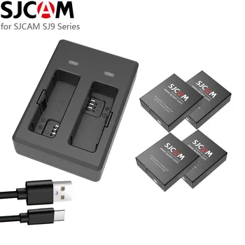 

SJCAM SJ9 Strike Battery 1300mAh Li-ion Rechargeable Batteries for SJ9 MAX Dual Charger for SJ CAM SJ9 Action Camera Accessories