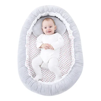

Portable Baby Bed Multi-function Infant Crib Nursery Travel Anti-vomiting Pillow Sleep Positioning Wedge Anti-Reflux Cushion