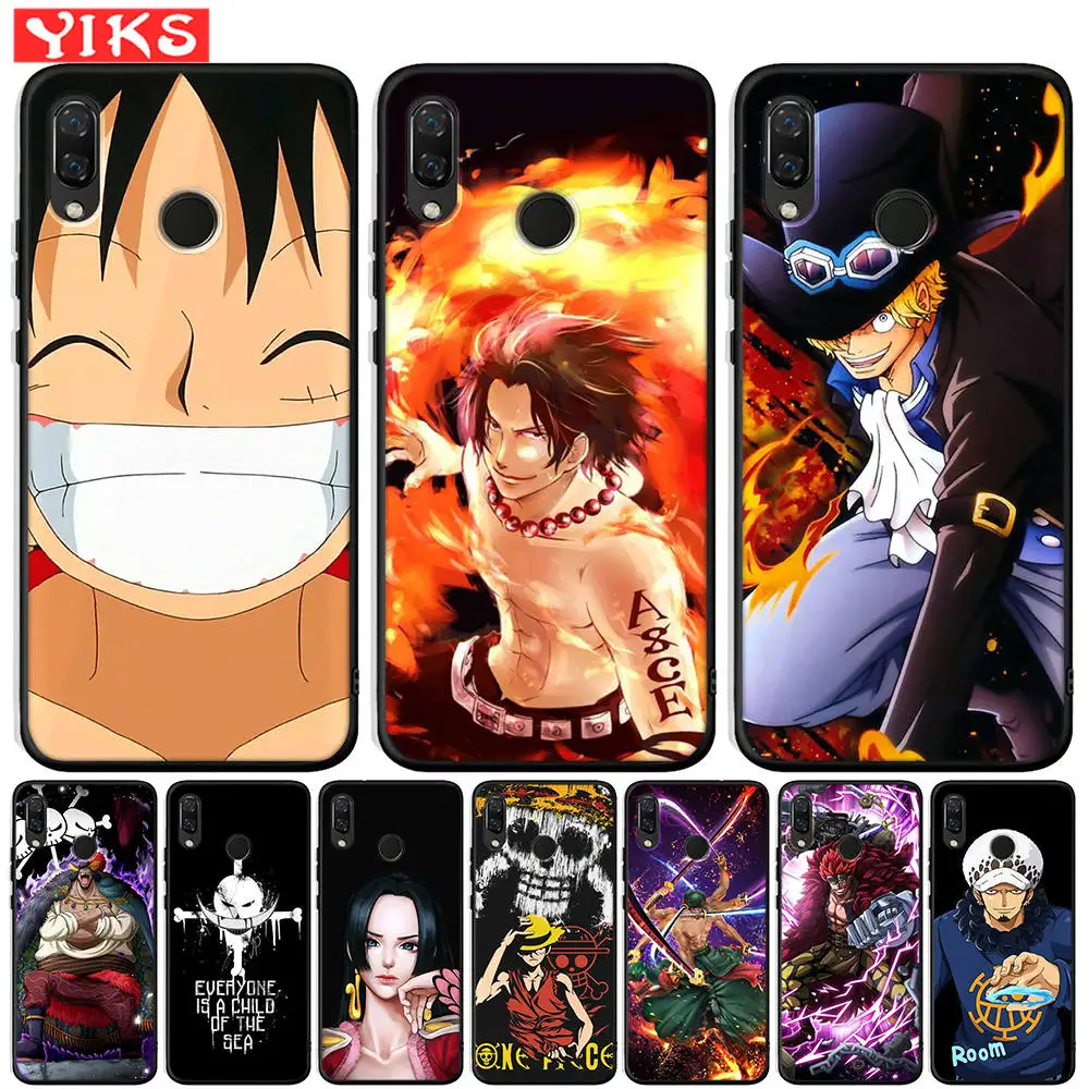 

Japanese Anime One Piece Luffy Pirate Cover For Honor 20 Pro 10 9 9i 8 Lite 8X 8C 8S 7A 7X V20 View 20 Case Soft Silicone Coque