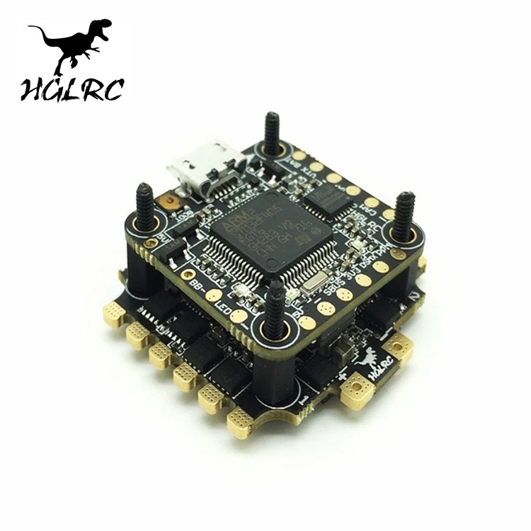 HGLRC XJB F438 4-в-1 esc RC quadcopter полета мотор контроллер для небольшой гоночный Дрон с видом от первого лица - Цвет: Черный