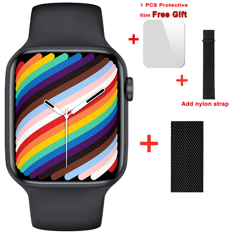 Original iwo W27 Max Smart Watch Two Button 45mm Series 7 Wireless Charger Bluetooth Call IP68 Waterproof Password Smartwatch 