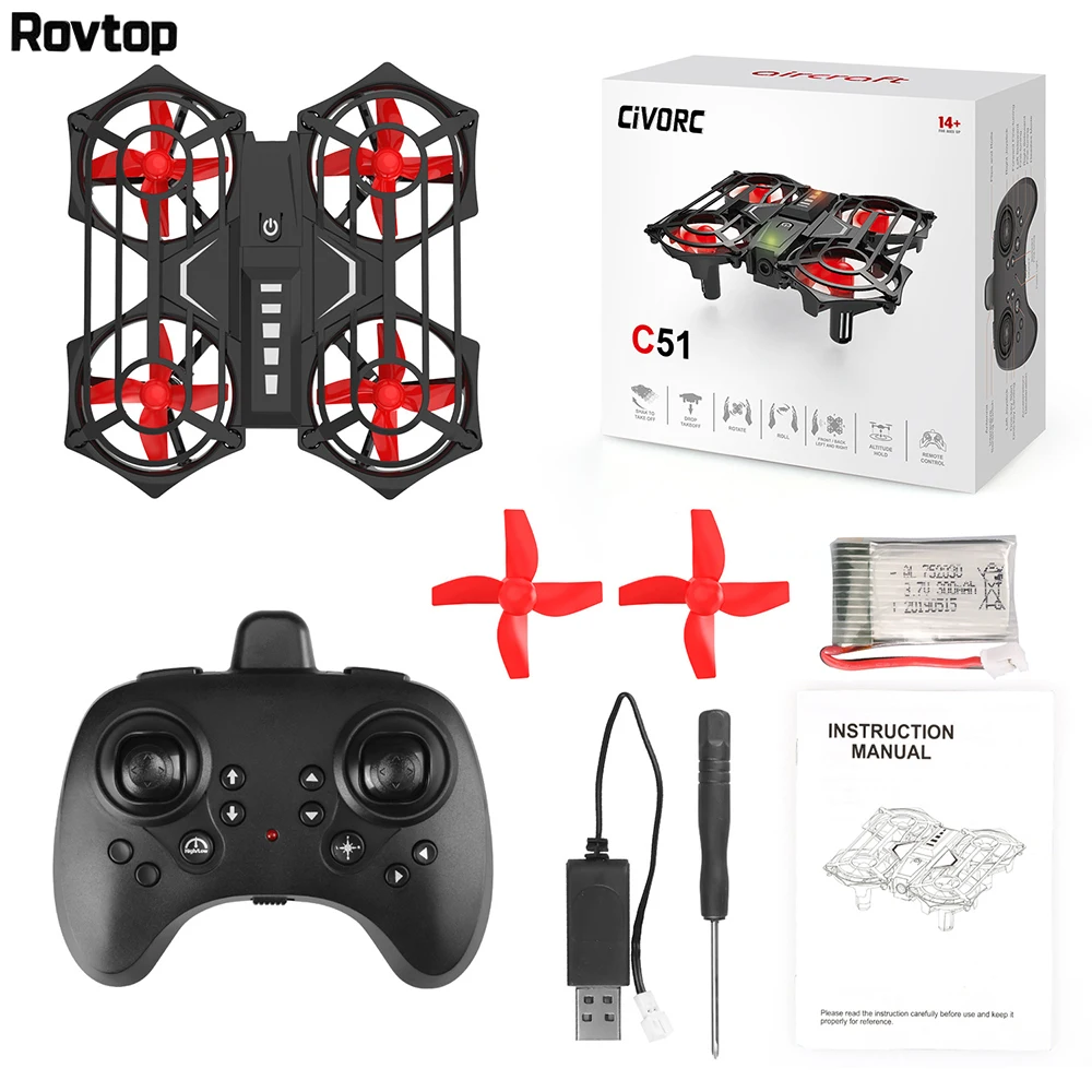 

Smart Remote Control 2.4Ghz Interactive Sensing RC Quadcopter Throw to Fly Remote Control Gesture Dual-Mode RC Drone RTF