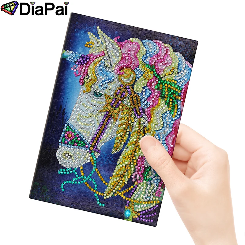 DiaPai A5 блокноты 5D DIY алмазная живопись специальная форма Дневник Книга Алмазная вышивка крестиком Стразы Декор подарок