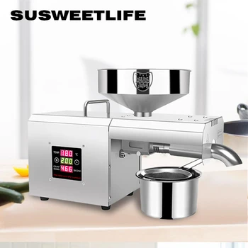 

Household oil press intelligent stainless steel oil press small peanut oil press