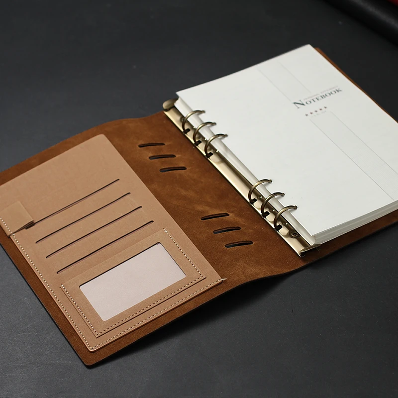 Vintage Logo Name Custom A5 Notebook Diary Loose leaf Mini A6 Writing Pads Business Office Spiral Binder Gift Travelers Supplies Vintage Logo Name Custom A5 Notebook Diary Loose leaf Mini A6 Writing Pads Business Office Spiral Binder Gift Travelers Supplies