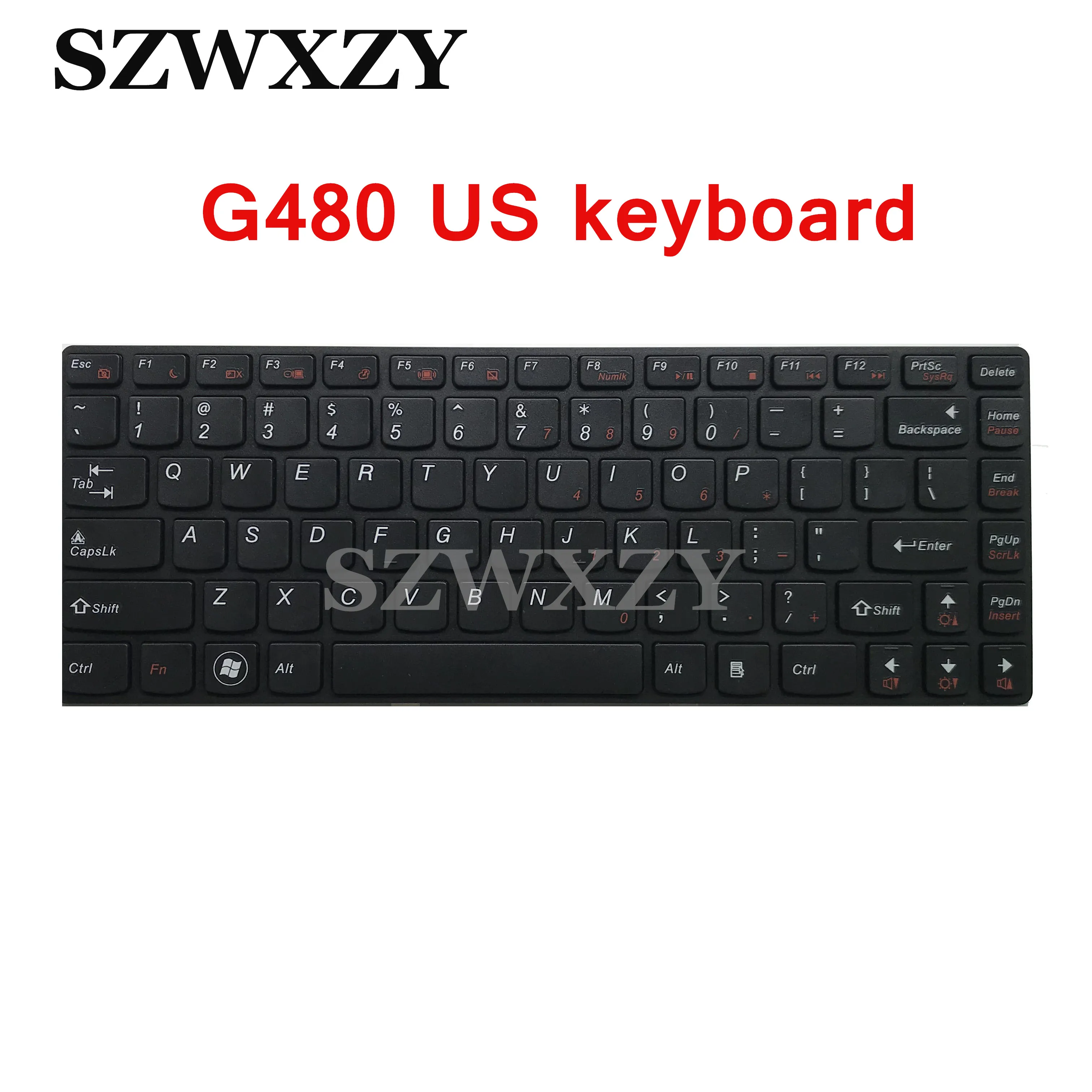 Новинка для lenovo G480 клавиатура G480A G485 G470 G475 B470 B475 US раскладная