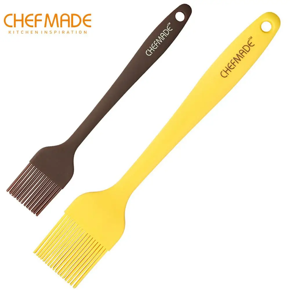 CHEFMADE 2 шт набор силиконовых кисточек антипригарный термостойкий Внутренний
