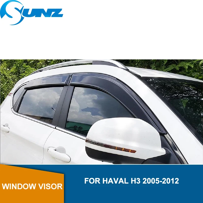 

for Haval H3 2005-2012 Window Visor deflector Rain Guard for Haval H3 2005 2006 2007 2008 2009 2010 2011 2012 SUNZ