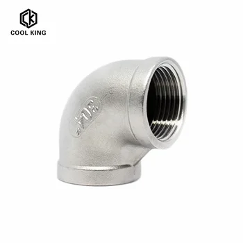 

1/8”1/4"3/8"3/4"1"1-1/2”2“ Elbow 90 Degree Angled F/F Stainless Steel 304 Female* Female Threaded Pipe Fittings Adapt two pipes