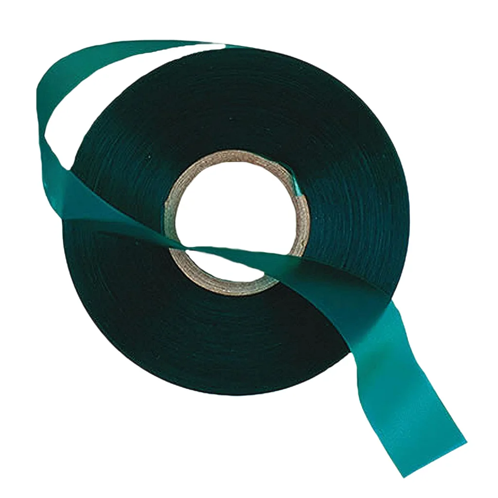 Garden Stretch Tie Tape Plant Ribbon Garden Green Vinyl Stake, 46m/Roll, 150feet