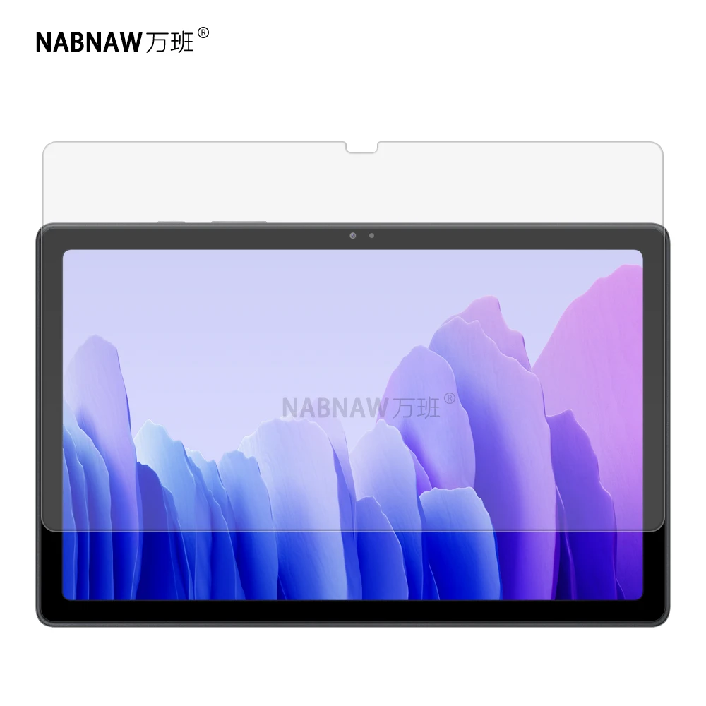 NABNAW-Protector de pantalla de cristal templado para Samsung Galaxy Tab A7, WiFi, LTE, 2020 SM-T500, T505, 10,4 pulgadas, transparente