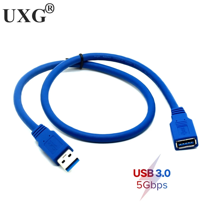 USB Extension Cable USB3.0 Extender Cord Type A Male to Female Micro-B MINI 10pin Data Transfer Lead for Playstation Flash Drive