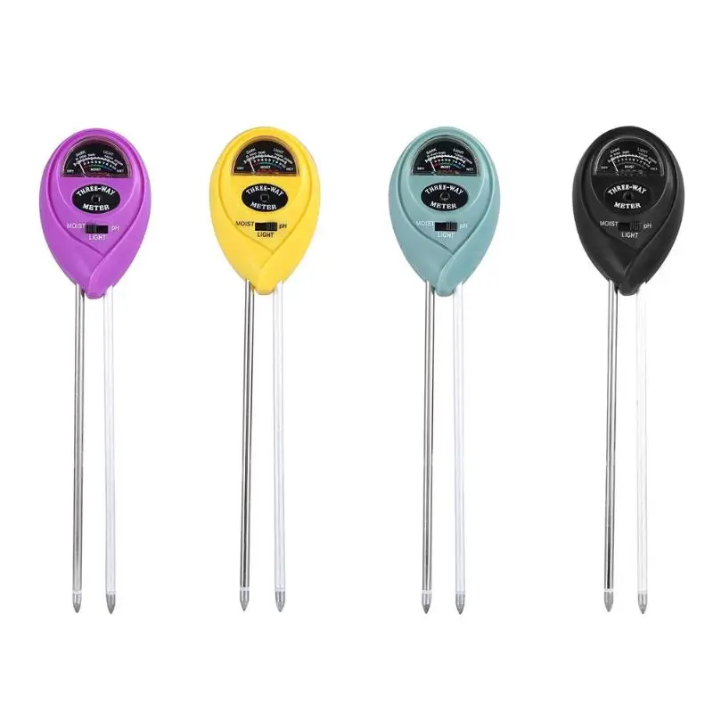 

3-in-1 Soil PH Meter Analyzer Flower Plants Hygrometer Soil Tester Plants Growth Moisture Light Intensity Meter Instrument