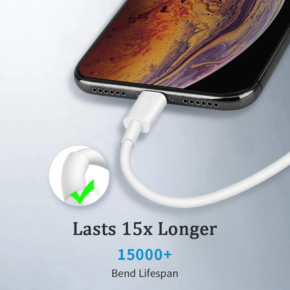 3A PD кабель для быстрой зарядки для USB C коннектор Lightning для iphone Xs X 8 pin для type C 3A быстрое зарядное устройство для type C Lightning Macbook
