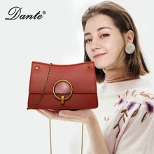 Dante для женщин одно плечо и сумки через плечо высокое качество дамы ПВХ сумки 02004