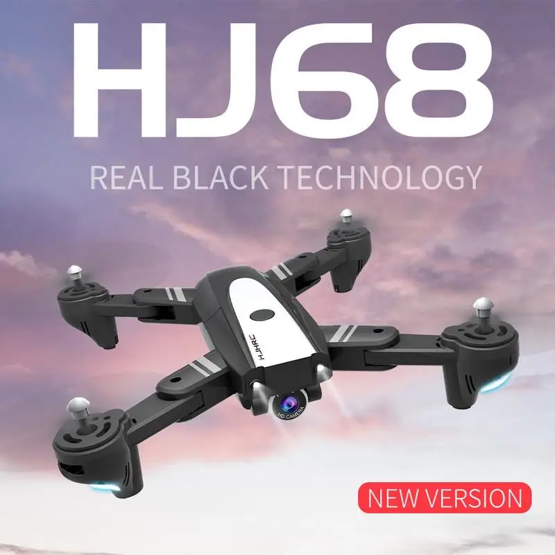 Дрон HJ68 складной с двойной камерой 4K HD Wi-Fi FPV | Игрушки и хобби