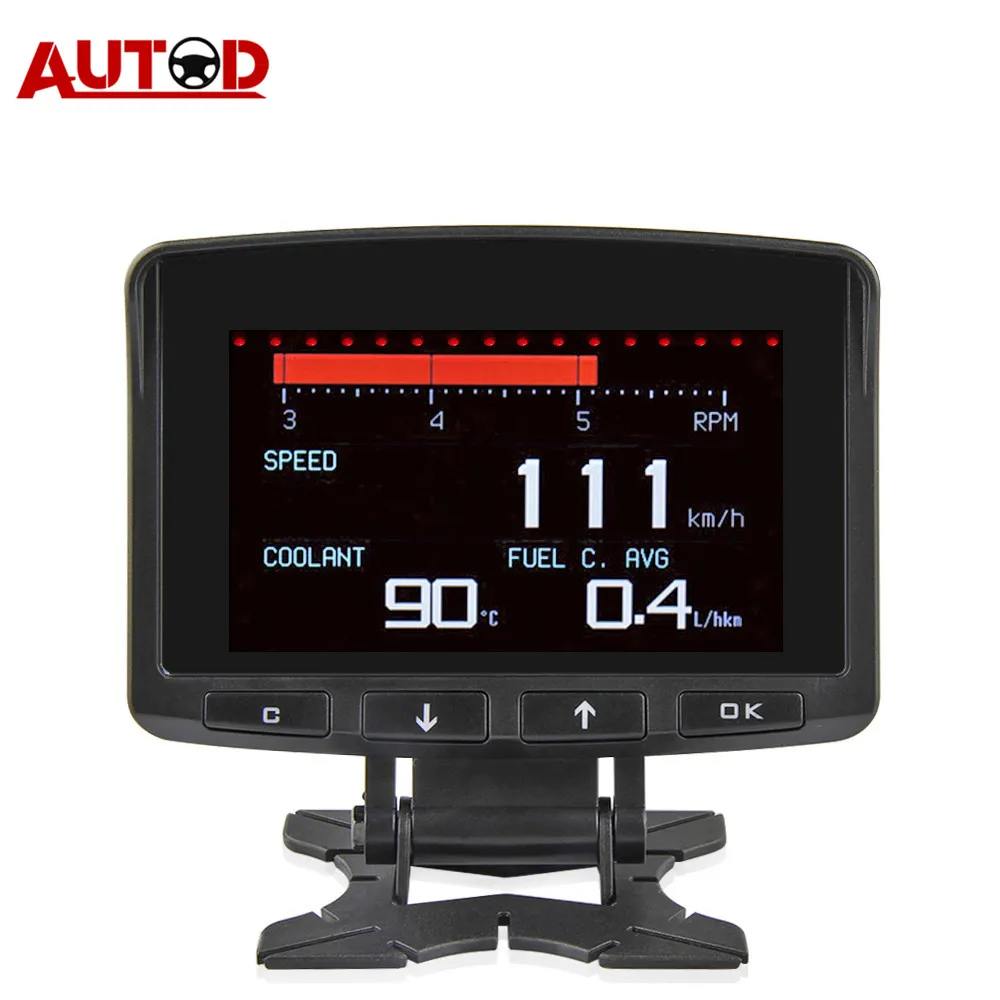 A208 OBD2 Хладагент Температура датчик диагностический инструмент Цифровой