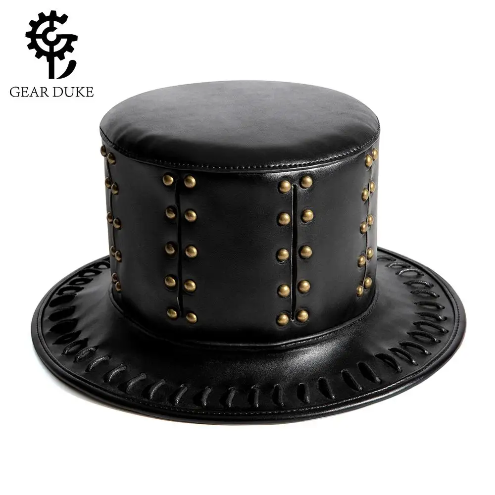 Мужская шляпа в стиле стимпанк Gear Duke | Тематическая одежда и униформа