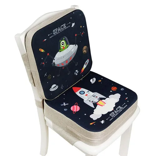 39*39cm 부스터 좌석 쿠션 어린이 증가 의자 패드 미끄럼 방지 방수 아기 식사 쿠션 조절 의자 쿠션 2