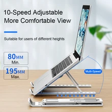 Aliexpress - Portable Laptop Stand Base Support Notebook Holder Adjustable Laptop Table Stand For Computer  Tablet Stand Cooling Pad