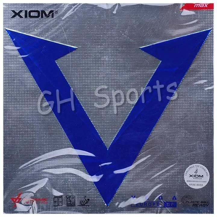 

XIOM Original VEGA Europe DF Table Tennis Rubber Ping Pong Sponge Tenis De Mesa