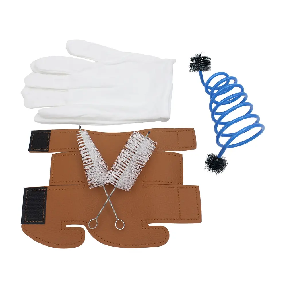 

High Quality Gloves Cleaning Protective Cover Case 3 in 1 Trumpet Accessory Kit Woodwind Instruments Parts & Accessories