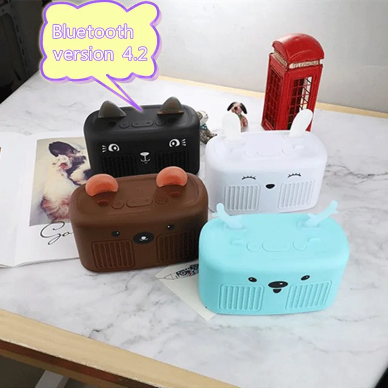 

SG Cute Pet Animal Bluetooth Wirless Speaker Night Light Wireless Mobile Phone Holder Bracket Audio Mini Bluetooth Speaker
