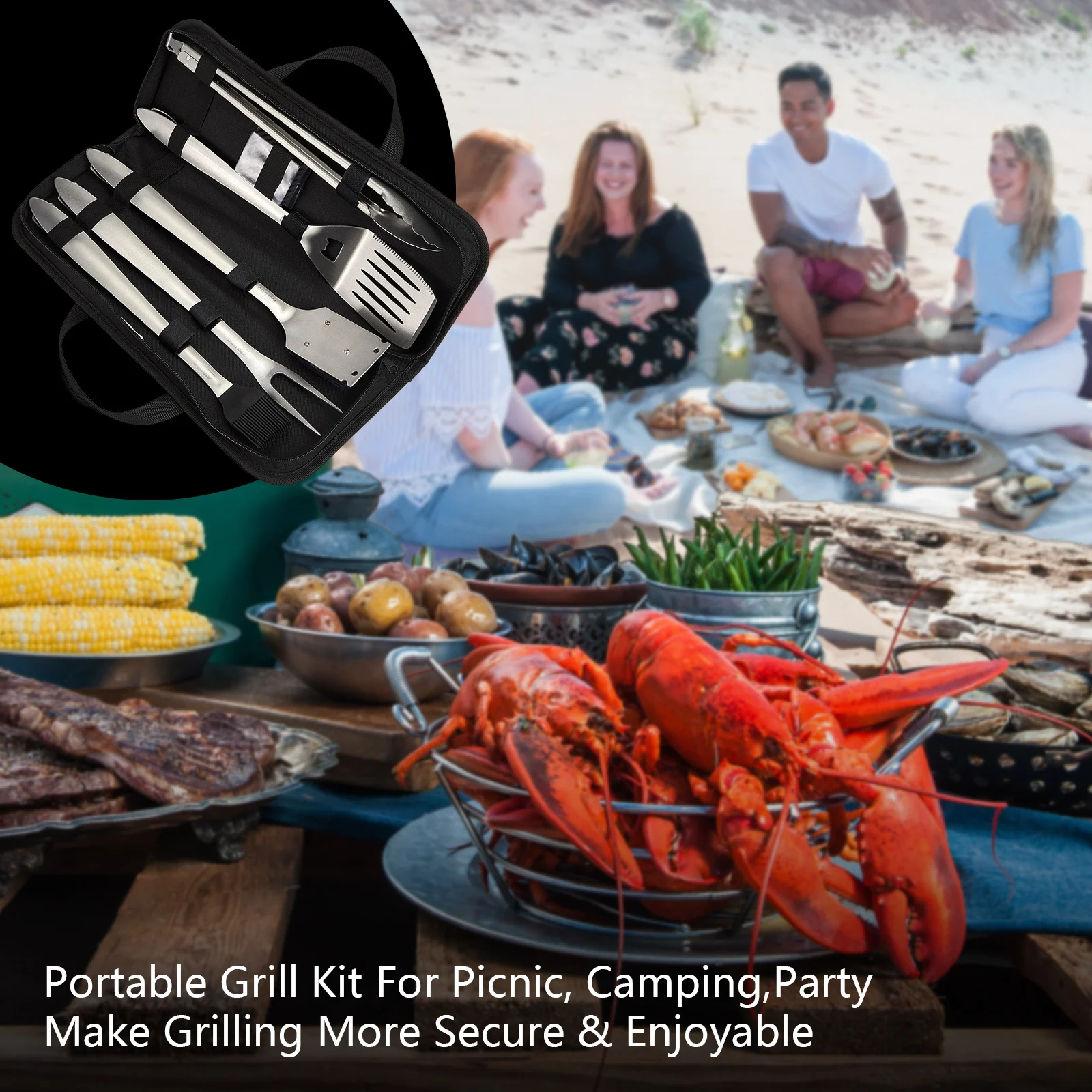 BBQGO η ƿ ٺť  Ʈ, ְ ũ  귯, ޴  , ٺť ׸ ⱸ, 丮 ׼