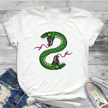

Women T-shirt Mardi Gras Summer Tops South Side Snakes Woman T-shirt Harajuku Snake Funny Print Harajuku Vintage T-shirts Shirt